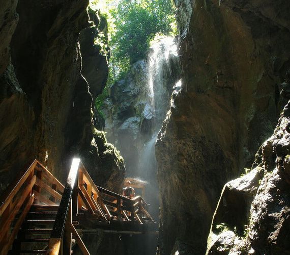 numerous gorges and canyons